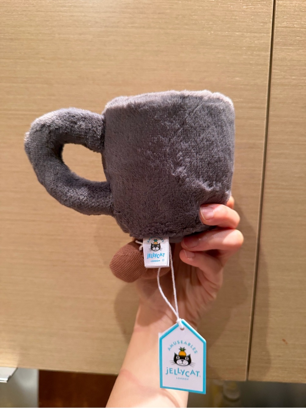 Plush coffee Gray Cup Toy with Legs - Picture 3 of 4